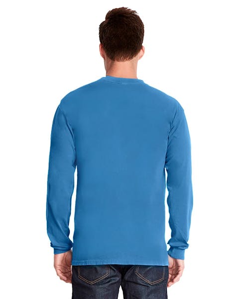 Next Level 7451 Adult Inspired Dye Long-Sleeve Crew with Pocket