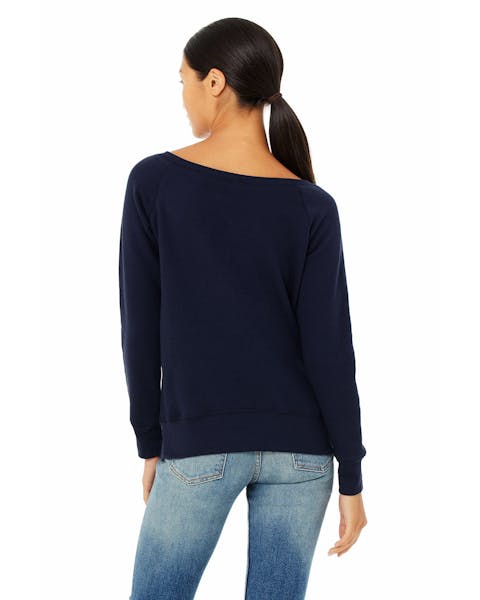 Bella + Canvas 7501 Ladies' Sponge Fleece Wide Neck Sweatshirt