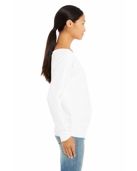 Bella + Canvas 7501 Ladies' Sponge Fleece Wide Neck Sweatshirt