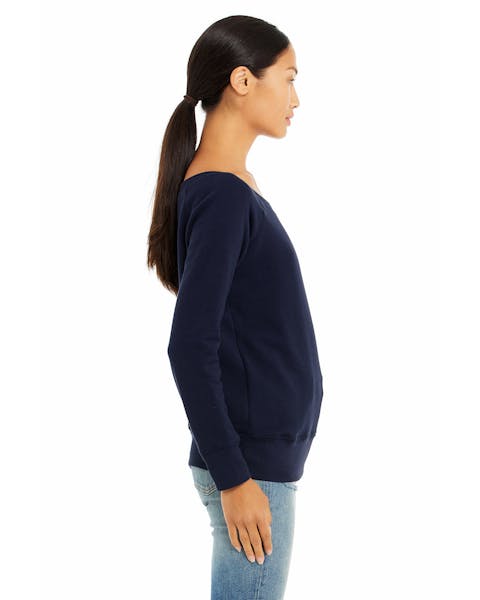 Bella + Canvas 7501 Ladies' Sponge Fleece Wide Neck Sweatshirt