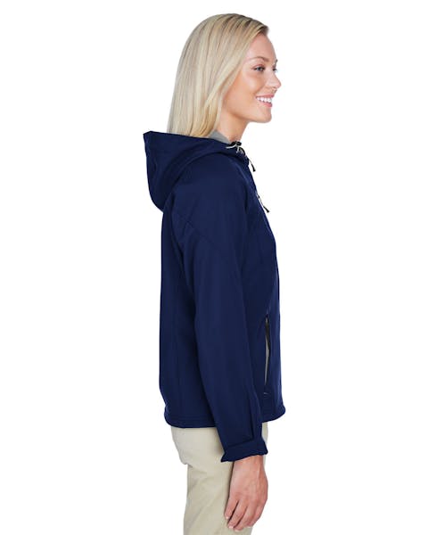 North End 78166 Chaqueta con capucha de forro polar de dos capas para mujer Prospect