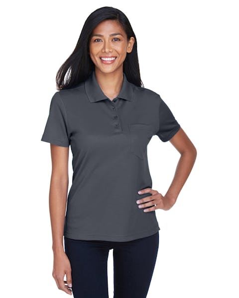 Core 365 78181P 女式 Origin Performance Piqu Polo 衫（带口袋）