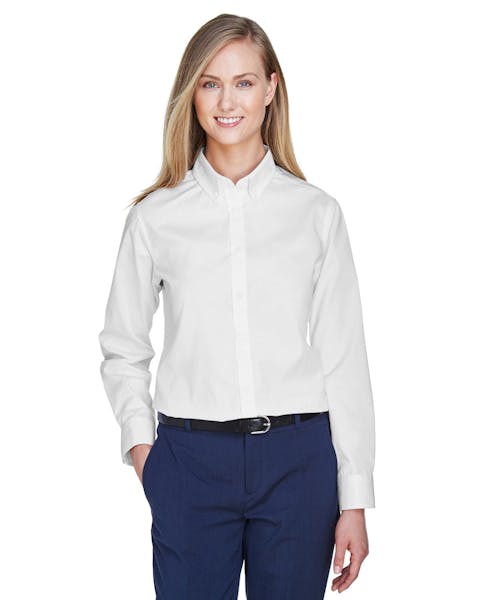 Core 365 78193 Camisa de sarga de manga larga para mujer Operate