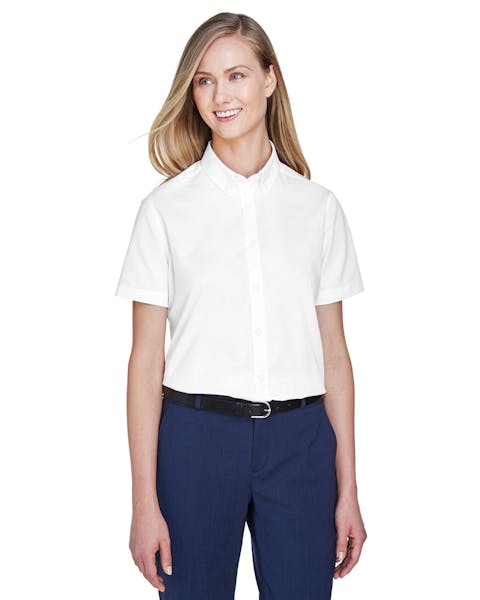 Core 365 78194 Ladies' Optimum Short-Sleeve Twill Shirt