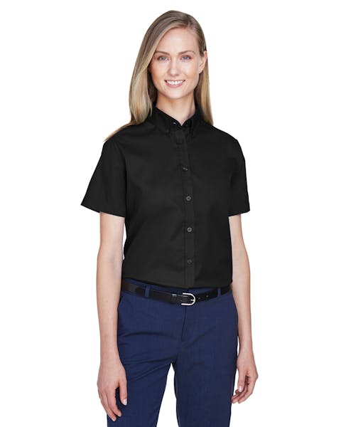 Core 365 78194 Ladies' Optimum Short-Sleeve Twill Shirt