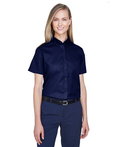 Core 365 78194 Ladies' Optimum Short-Sleeve Twill Shirt