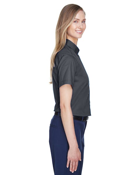 Core 365 78194 Ladies' Optimum Short-Sleeve Twill Shirt