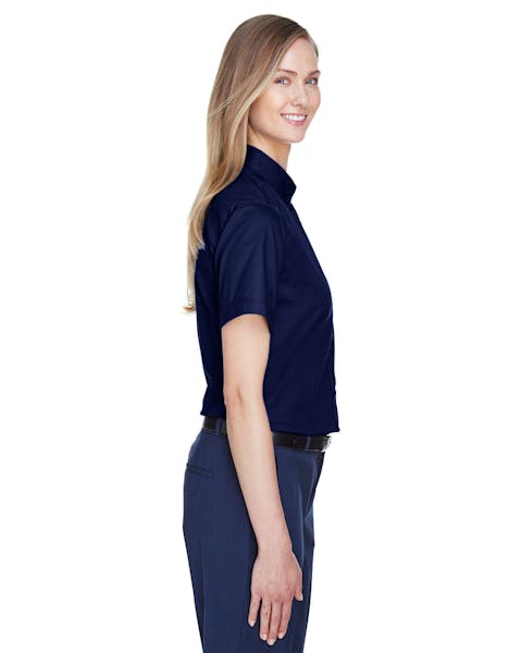 Core 365 78194 Ladies' Optimum Short-Sleeve Twill Shirt