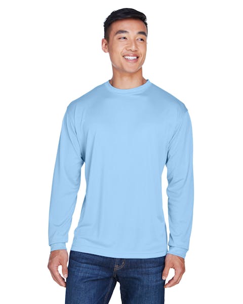 UltraClub 8401 Adult Cool & Dry Sport Long-Sleeve T-Shirt