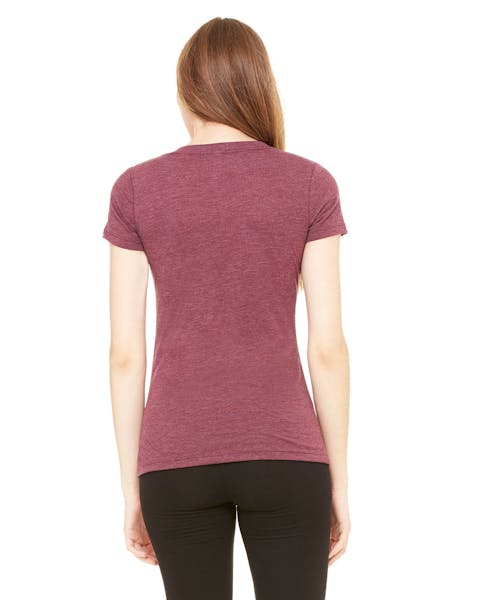 Bella + Canvas 8435 Ladies' Triblend Short-Sleeve Deep V-Neck T-Shirt