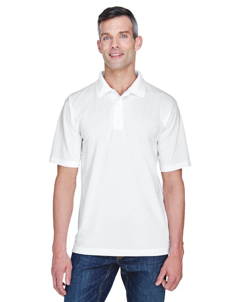 UltraClub 8445 Polo de rendimiento fresco y seco antimanchas para hombre