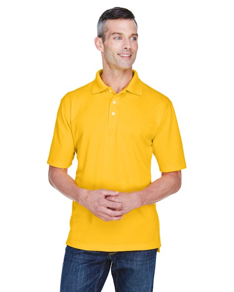 UltraClub 8445 Polo de rendimiento fresco y seco antimanchas para hombre