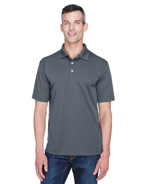 UltraClub 8445 Polo de rendimiento fresco y seco antimanchas para hombre