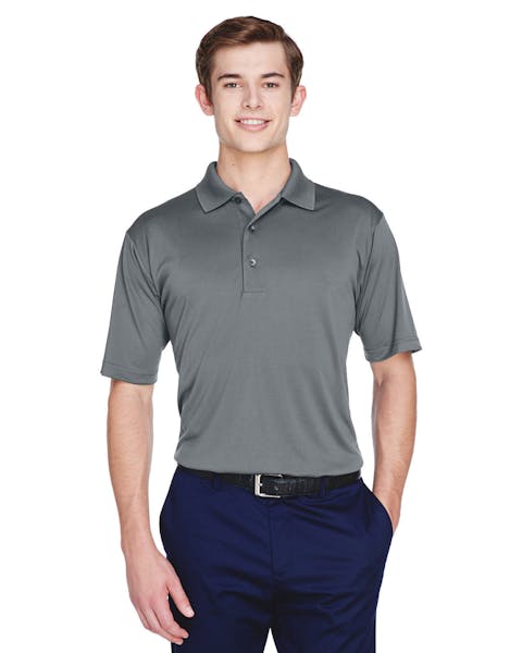 UltraClub 8610 Men's Cool & Dry 8-Star Elite Performance Interlock Polo