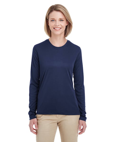 UltraClub 8622W Ladies' Cool & Dry Performance Long-Sleeve Top