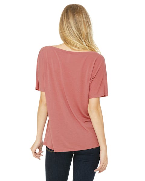 Bella + Canvas 8815 Camiseta holgada con cuello en V para mujer