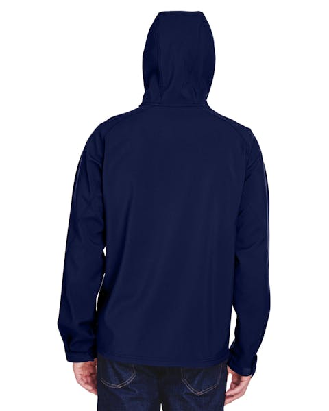 North End 88166 Men's Prospect Two-Layer Fleece Bonded Soft Shell Hooded Jacket