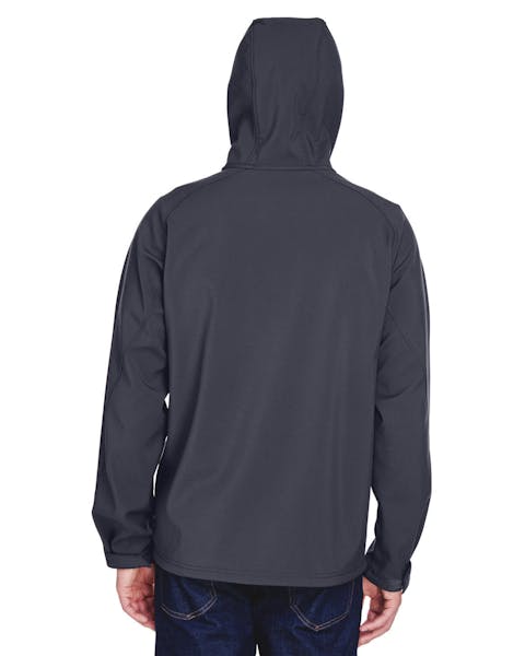 North End 88166 Men's Prospect Two-Layer Fleece Bonded Soft Shell Hooded Jacket