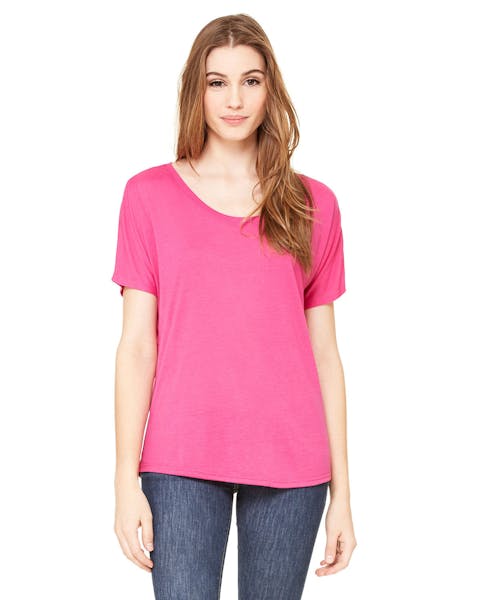 Bella + Canvas 8816 Ladies' Slouchy Scoop-Neck T-Shirt