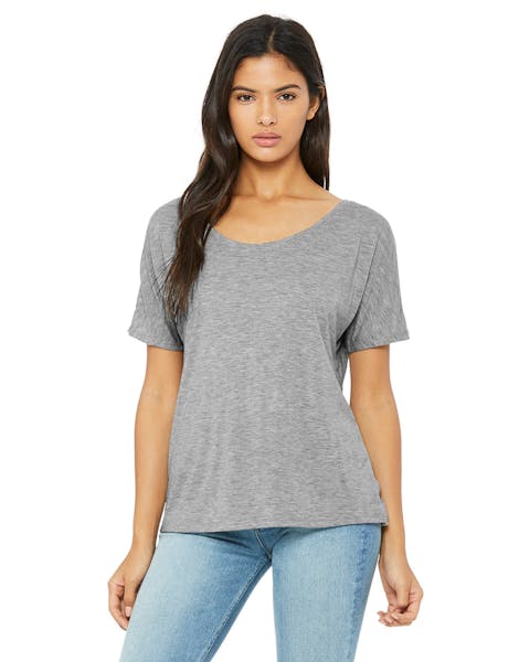 Bella + Canvas 8816 Ladies' Slouchy Scoop-Neck T-Shirt