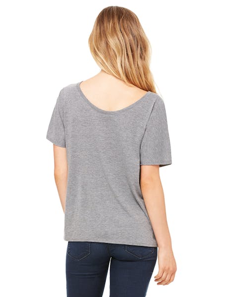 Bella + Canvas 8816 Ladies' Slouchy Scoop-Neck T-Shirt