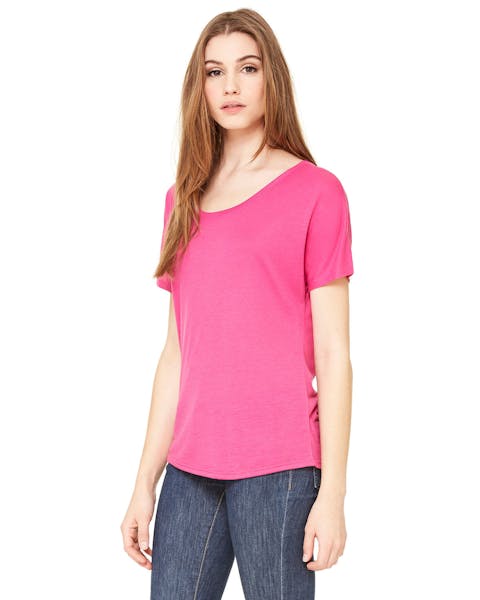 Bella + Canvas 8816 Ladies' Slouchy Scoop-Neck T-Shirt