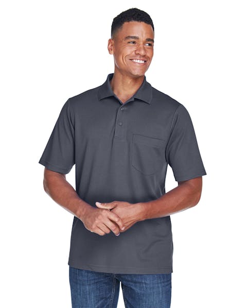 Core 365 88181P Men's Origin Performance Piqu Polo with Pocket