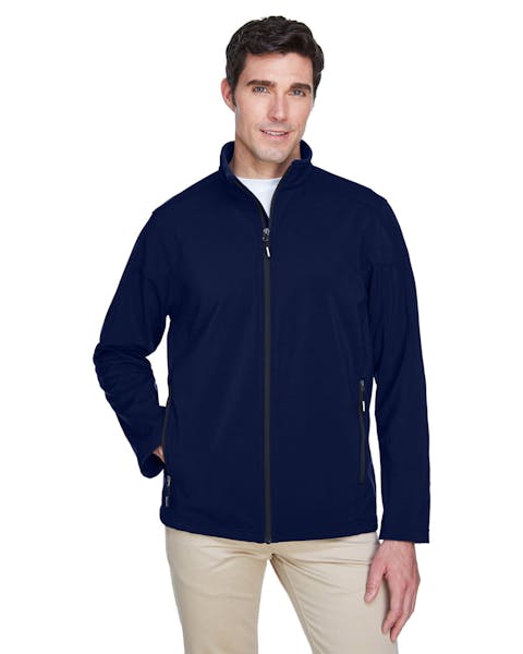 Core 365 88184 Men's Cruise Two-Layer Fleece Bonded SoftShell Jacket