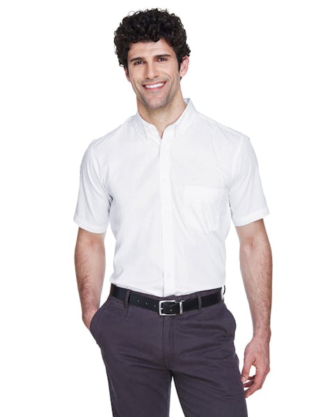 Core 365 88194 Men's Optimum Short-Sleeve Twill Shirt