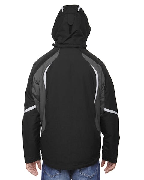 North End 88195 Men's Height 3-in-1 Jacket with Insulated Liner