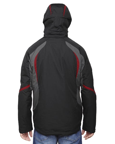 North End 88195 Men's Height 3-in-1 Jacket with Insulated Liner