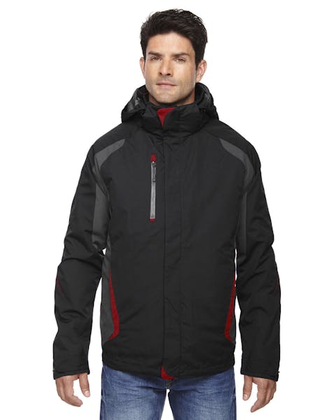 North End 88195 Men's Height 3-in-1 Jacket with Insulated Liner