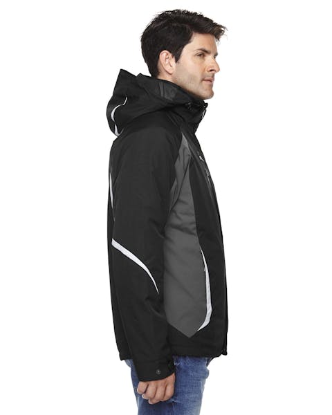 North End 88195 Men's Height 3-in-1 Jacket with Insulated Liner