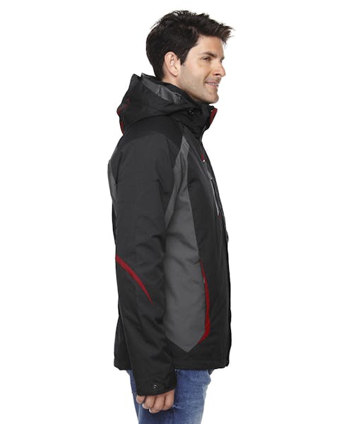 North End 88195 Men's Height 3-in-1 Jacket with Insulated Liner