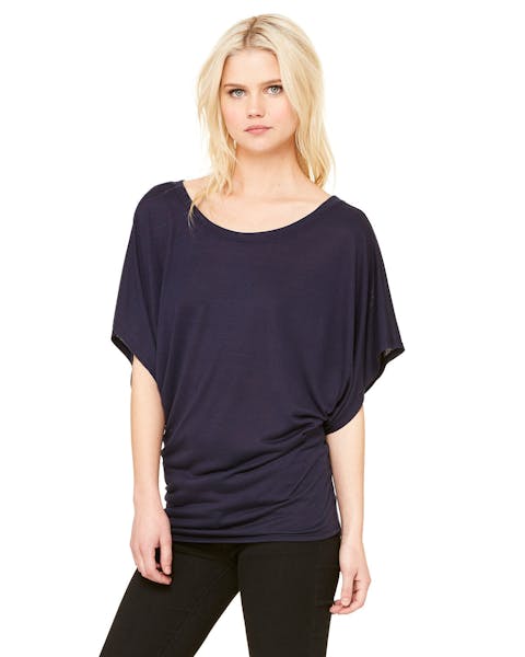 Bella + Canvas 8821 Ladies' Flowy Draped Sleeve Dolman T-Shirt