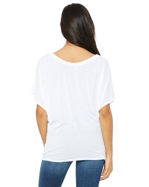 Bella + Canvas 8821 Ladies' Flowy Draped Sleeve Dolman T-Shirt