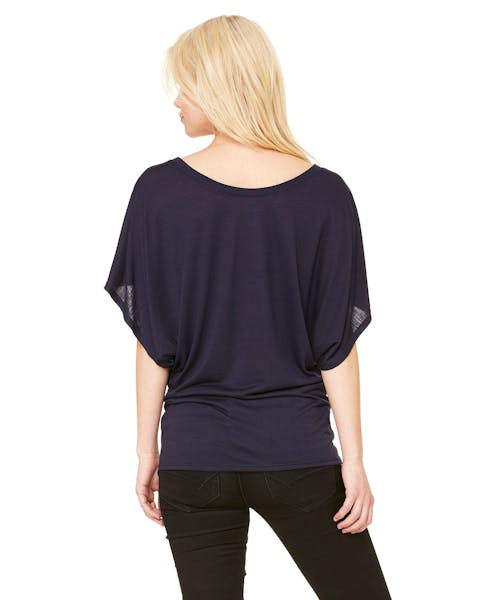 Bella + Canvas 8821 Ladies' Flowy Draped Sleeve Dolman T-Shirt