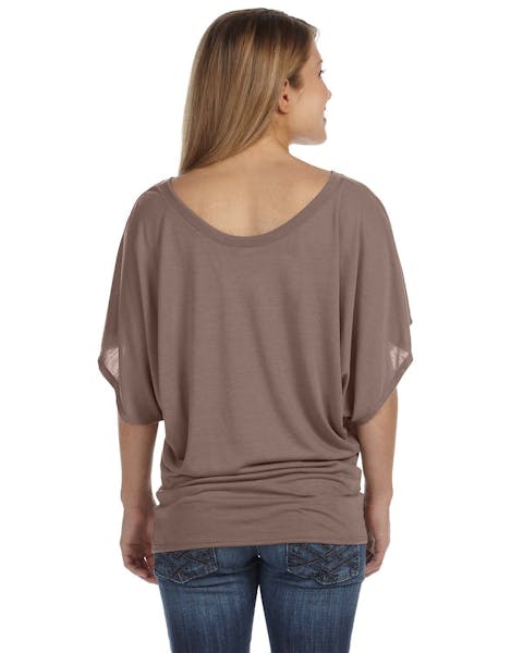 Bella + Canvas 8821 Ladies' Flowy Draped Sleeve Dolman T-Shirt