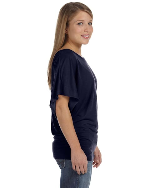 Bella + Canvas 8821 Ladies' Flowy Draped Sleeve Dolman T-Shirt