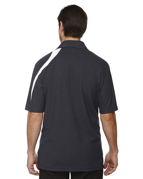 North End 88645 Men's Impact Performance Polyester Piqu Colorblock Polo