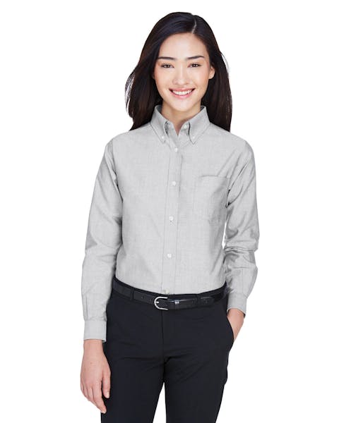 UltraClub 8990 Ladies' Classic Wrinkle-Resistant Long-Sleeve Oxford