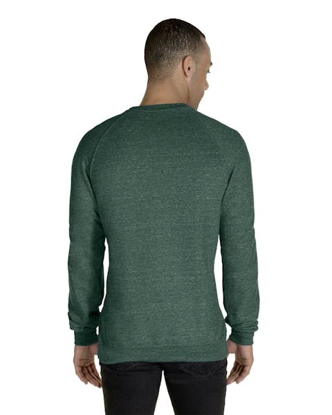 Jerzees 91MR - Sudadera con cuello redondo para adulto, Snow Heather, French Terry