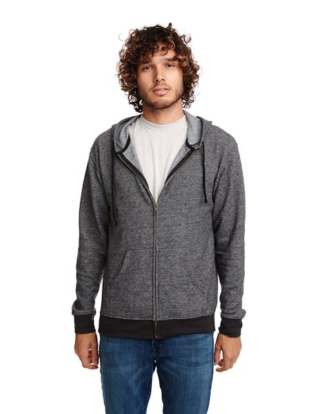 Next Level 9600 Adult Denim Fleece Full-Zip Hoodie