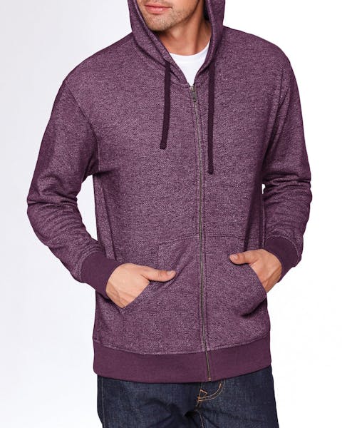 Next Level 9600 Adult Denim Fleece Full-Zip Hoodie