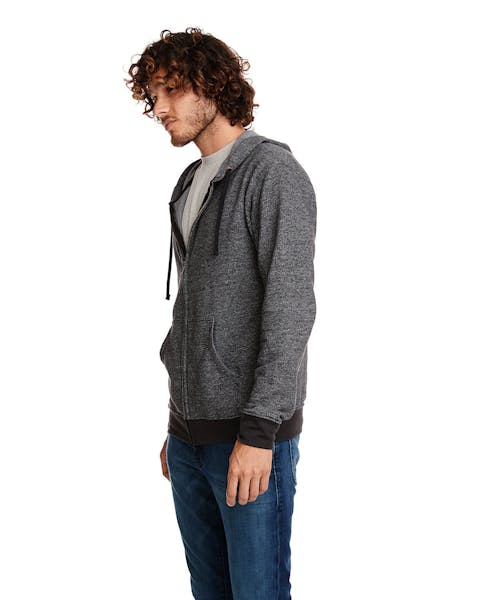 Next Level 9600 Adult Denim Fleece Full-Zip Hoodie