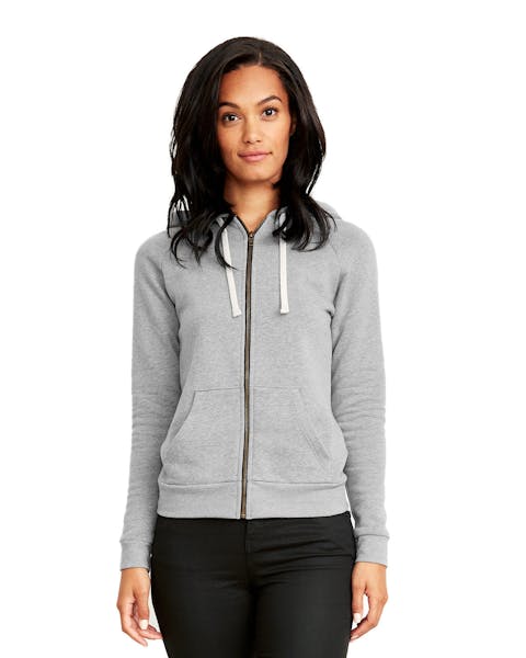 Next Level 9603 Sudadera con capucha y cremallera PCH Raglan para mujer