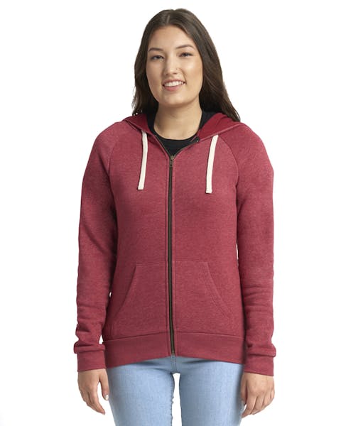 Next Level 9603 Ladies' PCH Raglan Zip Hoodie