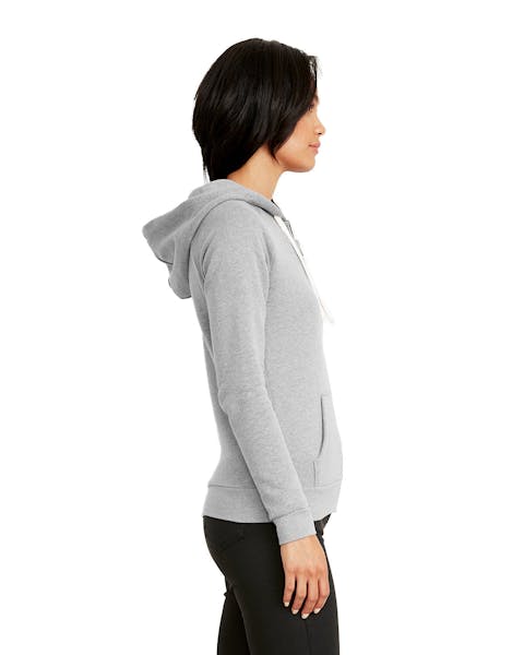 Next Level 9603 Sudadera con capucha y cremallera PCH Raglan para mujer