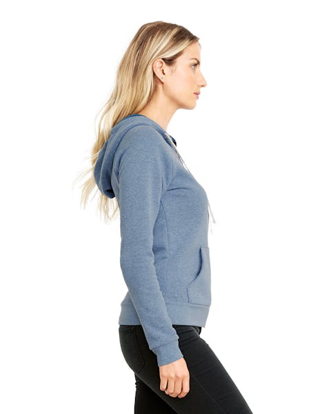 Next Level 9603 Sudadera con capucha y cremallera PCH Raglan para mujer