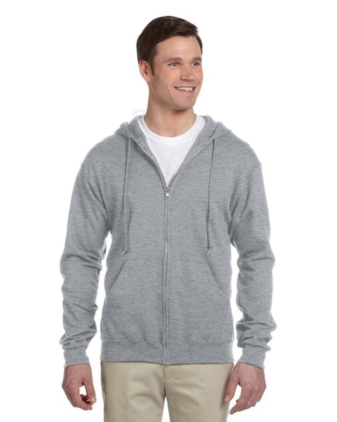 Jerzees 993 Adult NuBlend Fleece Full-Zip Hooded Sweatshirt